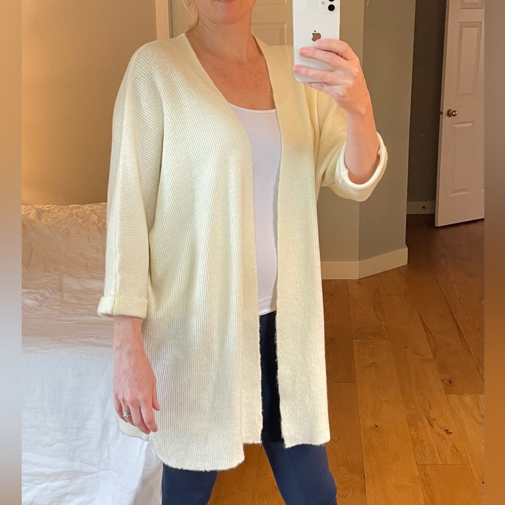 Monk&Lou cream cardigan, size M/L